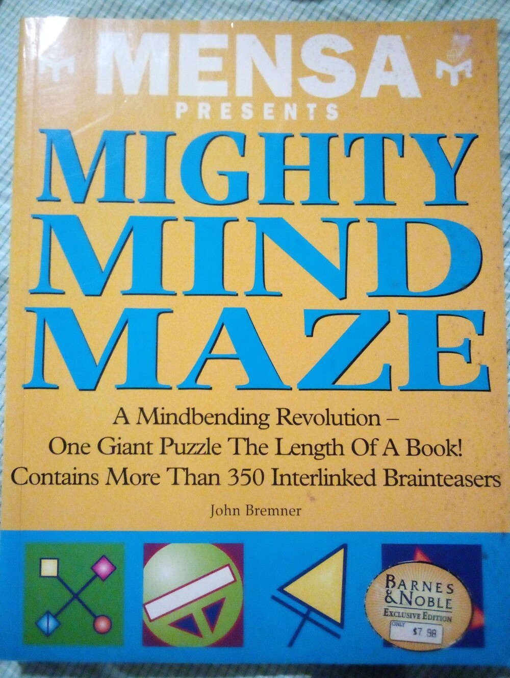 Mensa Mighty Mind Maze Puzzle Book